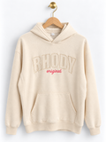 Rhody Embroidered Hoodie - Cream