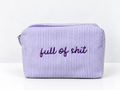 The "Full of Shit" Pouch & Travel Case - Purple