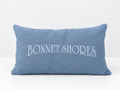 Bonnet Shores Embroidered Throw Pillow Case - Blue