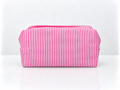 Stripped Travel Case - Pink