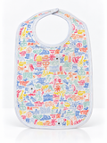 Colorful Rhode Island Icons Baby Bib
